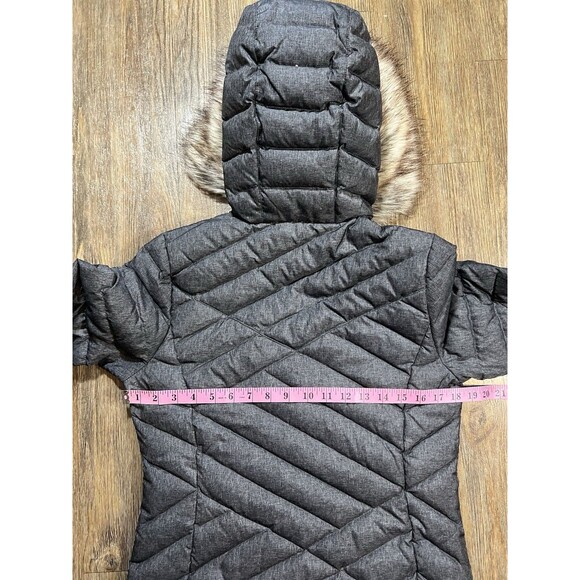 Eddie Bauer Slate Mountain Down Hooded Coat, Gray Heather, Women’s Size XS - Picture 11 of 12